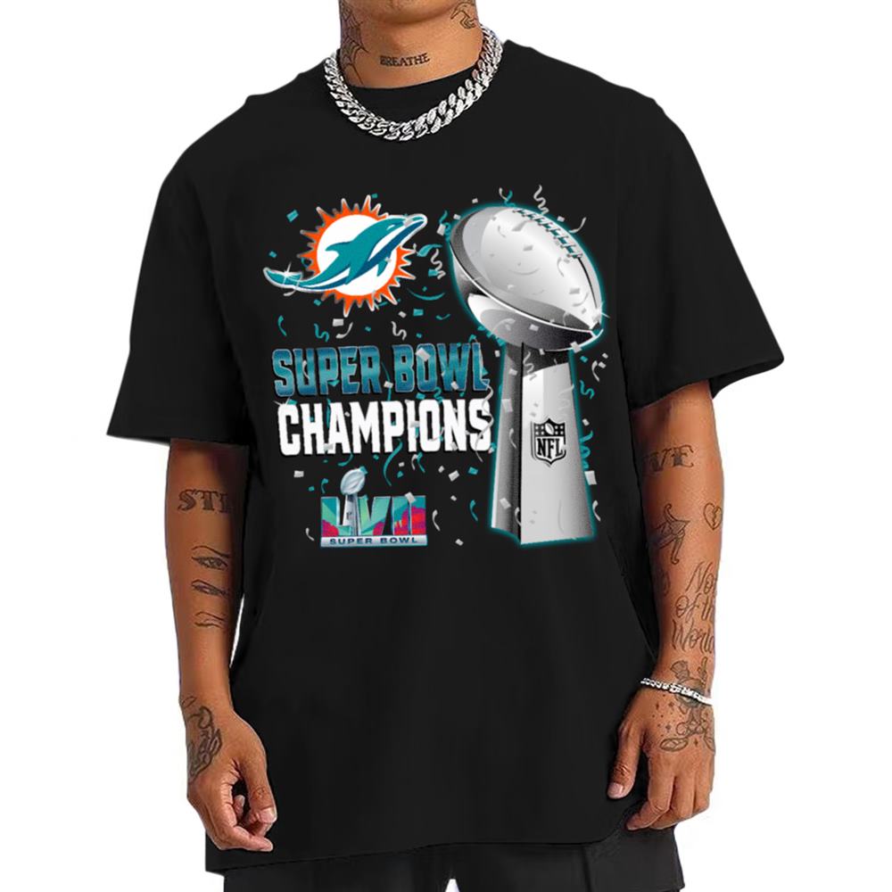 Miami Dolphins Super Bowl LVII 2023 Champions T Shirt
