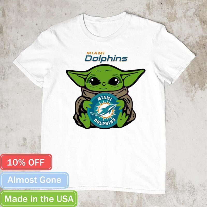 Baby Yoda Miami Dolphins shirt