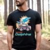 Bluey Bingo and Muffin in the car Miami Dolphins NFL 2024 shirt