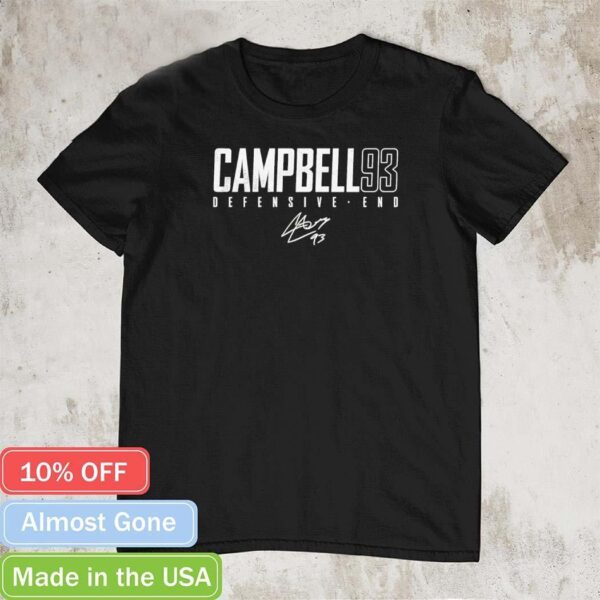 Calais Campbell 93 Miami Elite Signature shirt