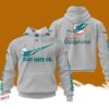 Custom Name NFL Miami Dolphins Just Hate Us Grey Hoodie 3D Printed Classic Style