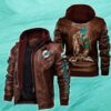 Miami Dolphins 2D Leather Jacket Style Gift