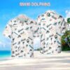 Miami Dolphins Aloha 3D Hawaiian Shirt White Pattern Logo New Gift For Fans