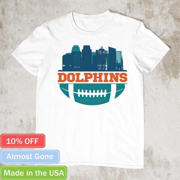 Miami Dolphins City Skyline shirt