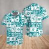 Miami Dolphins Combo Hawaiian Shirt & Short Summer Beach Aloha For Men Women