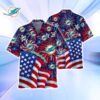 Miami Dolphins NFL Flag Memorial Firework Hawaiian Shirt For Real Fans