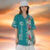 Miami Dolphins NFL Personalized Flowers Tropical Aloha Hawaiian Shirt