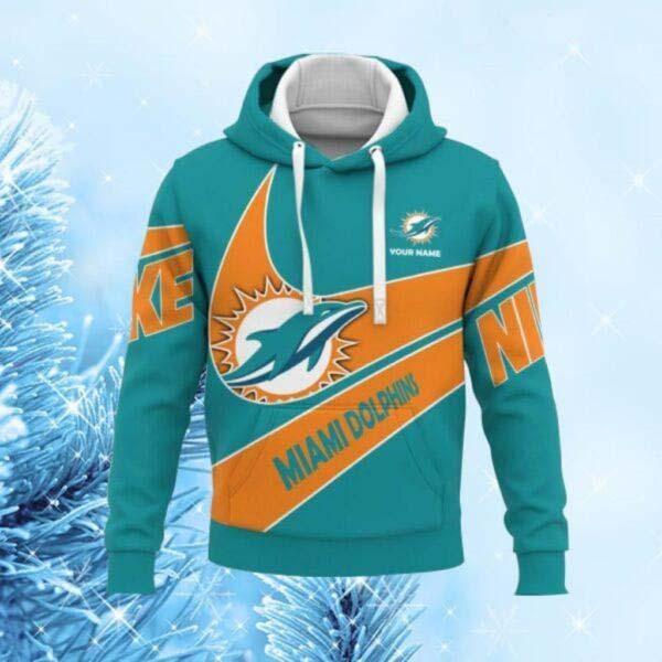 Miami Dolphins-Unisex 3D Hoodie And Long Pant Nike Pattern Best Gift For Fans