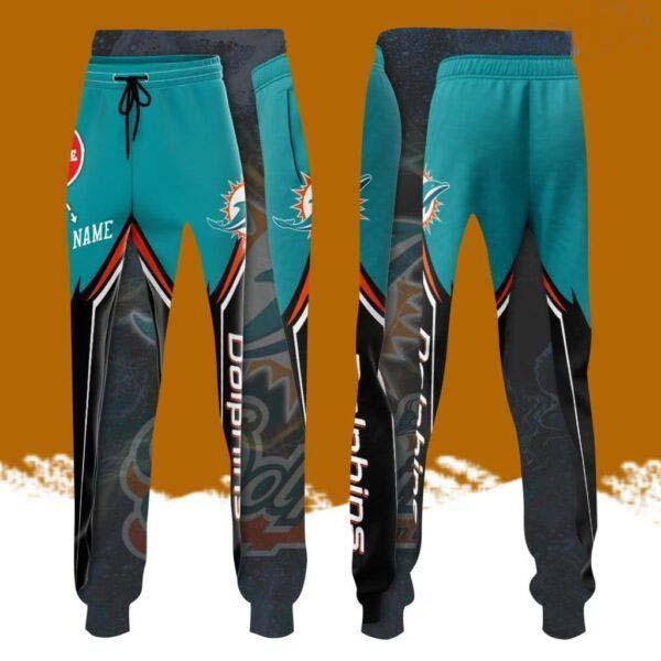 Personalized Miami Dolphins Professional Football Team All Over Print 3D Long Pants