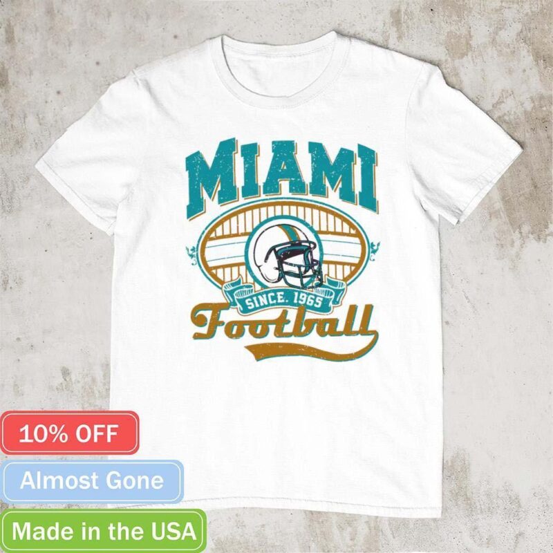 Since 1965 Miami Dolphins football shirt