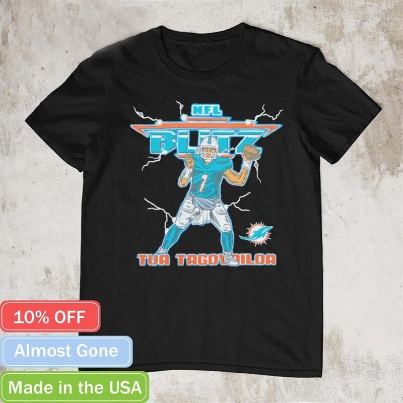 Tua Tagovailoa Miami Dolphins NFL Blitz shirt