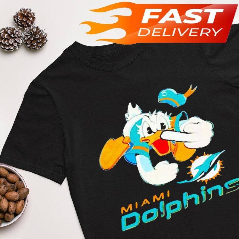 Miami Dolphins Donald Duck F U shirt