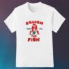 Official squish New England Patriots and Miami Dolphins the fish shirt