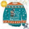 Miami Dolphins Santa If You Dont Like Dolphins Merry Kiss My Ass Ugly Christmas Sweater - available at - miamidolphinsfanstore.com